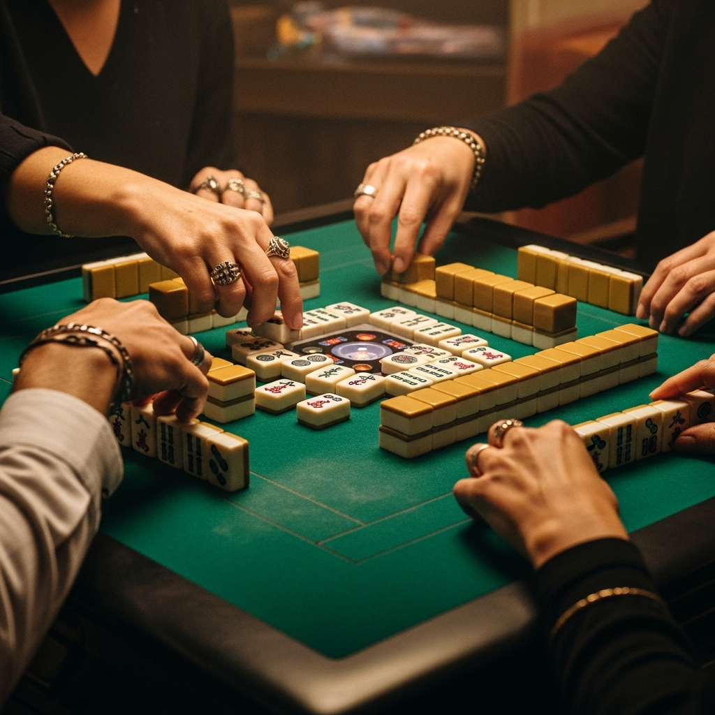 Mahjong gameplay and strategy